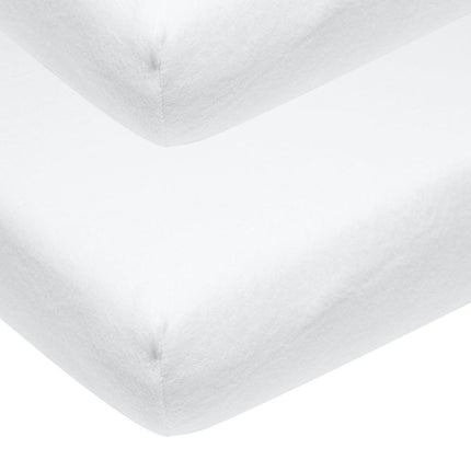 Meyco Hoeslaken Molton Stretch 2St 40X80/90 Wit - Meyco - Babywinkel - 4054703632903