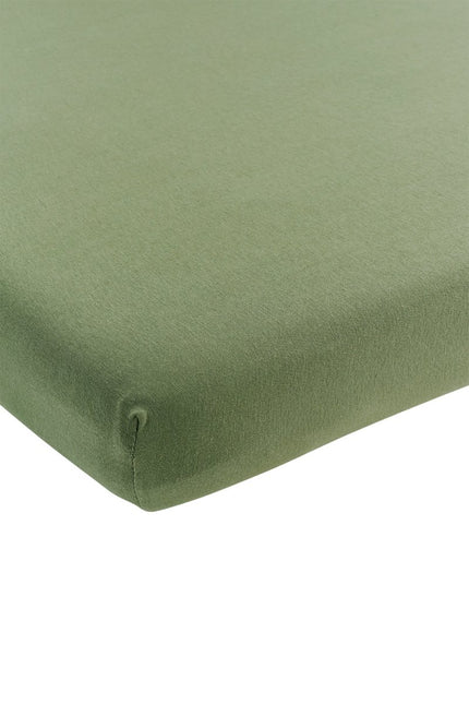 Meyco Hoeslaken Olive Green 70X140X150cm - Meyco - Babywinkel - 4054703668513