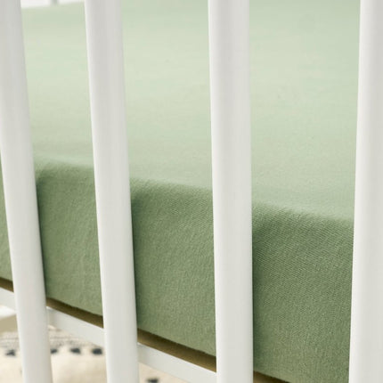 Meyco Hoeslaken Olive Green 75X95cm - Meyco - Babywinkel - 4054703668414