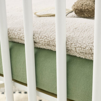 Meyco Hoeslaken Olive Green 75X95cm - Meyco - Babywinkel - 4054703668414