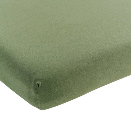 Meyco Hoeslaken Wieg Olive Green 40X80/90cm - Meyco - Babywinkel - 4054703668117