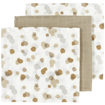 Meyco Hydrofiele Doek 3St Stains Sand - Meyco - Babywinkel - 4054703452969