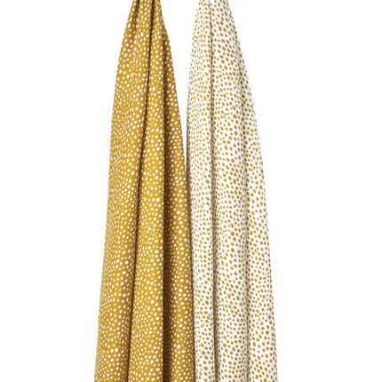 Meyco Hydrofiele Doek Cheetah Honey Gold 2st - Meyco - Babywinkel - 4054703451375