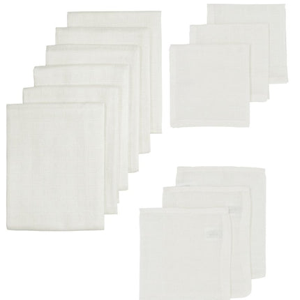 Meyco Hydrofiele Doek Set 12St Offwhite - Meyco - Babywinkel - 4054703402018