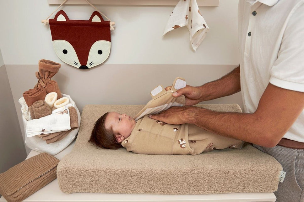 Meyco Inbakerdoek Forest Animals Sand - Babywinkel - 4054703201017