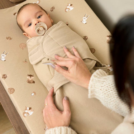 Meyco Inbakerdoek Sand 0 - 3 Maanden - Meyco - Babywinkel - 4054703490312