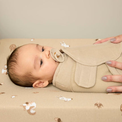 Meyco Inbakerdoek Sand 0 - 3 Maanden - Meyco - Babywinkel - 4054703490312