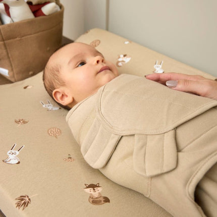 Meyco Inbakerdoek Sand 0 - 3 Maanden - Meyco - Babywinkel - 4054703490312