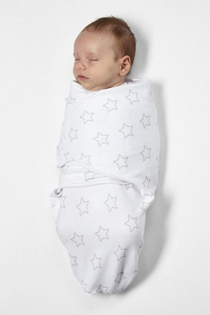 Meyco Inbakerdoek Stars Grijs - Meyco - Babywinkel - 4054703301205