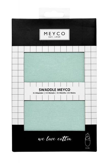 Meyco Inbakerdoek Uni New Mint - Meyco - Babywinkel - 4054703300246
