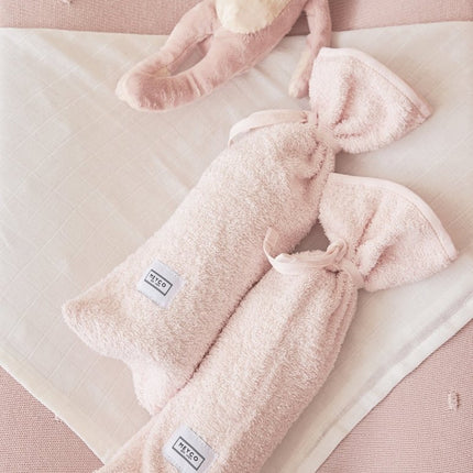 Meyco Kruikenzak 2St Basic Badstof Soft Pink - Meyco - Babywinkel - 4054703612813