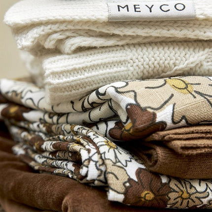 Meyco Kruikenzak Vintage Flower Taupe - Meyco - Babywinkel - 4054703518863
