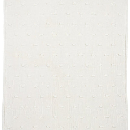 Meyco Ledikantdeken Knots Teddy Offwhite 100X150cm - Meyco - Babywinkel - 4054703961928