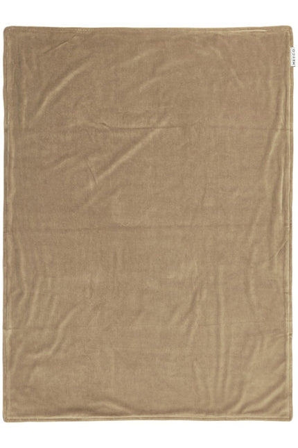 Meyco Ledikantdeken Velvet Knit Basic Taupe - Meyco - Babywinkel - 4054703754025