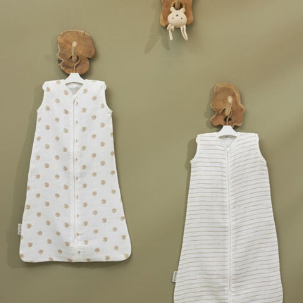 Meyco Slaapzak Baby Dots Hydrofiel Sand - Meyco - Babywinkel - 4054703149319