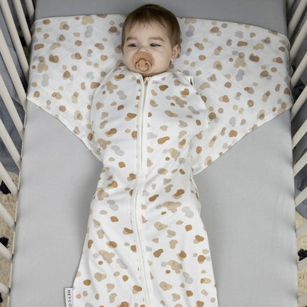 Meyco Slaapzak Baby Stains Zomer Sand 70cm - Meyco - Babywinkel - 4054703234169