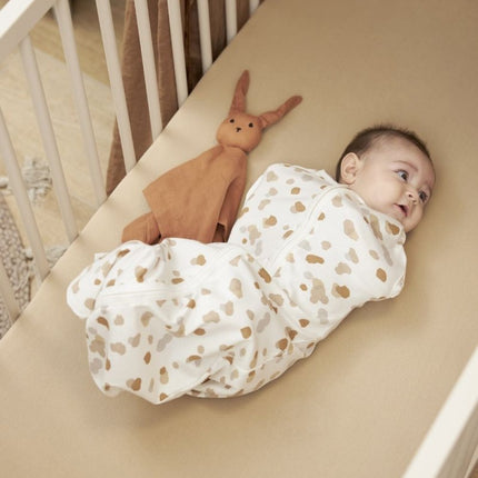 Meyco Slaapzak Baby Stains Zomer Sand 70cm - Meyco - Babywinkel - 4054703234169
