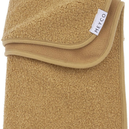 Meyco Wiegdeken BoucleÃÅ Uni Toffee - Meyco - Babywinkel - 4054703391718