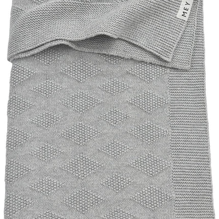 Meyco Wiegdeken Diamond Grijs Melange - Meyco - Babywinkel - 4054703333305