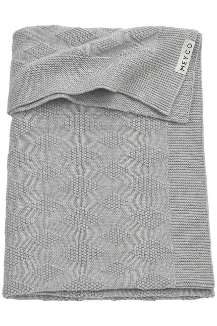Meyco Wiegdeken Diamond Grijs Melange - Meyco - Babywinkel - 4054703333305