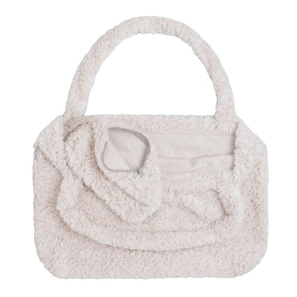 Mom bag Snow wolwit - met etui - Babywinkel - 8721052103779
