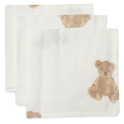 Monddoekje Hydrofiel - Teddy Bear - 3 Stuks - Babywinkel - 8717329369450
