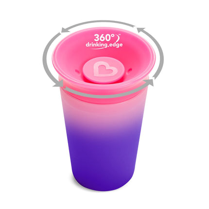 Munchkin Oefenbeker Changing Color Cup Pink - Munchkin - Babywinkel - 5019090518697