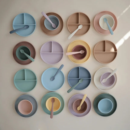 Mushie Baby Kom Siliconen Blush - Mushie - Babywinkel - 810052460437
