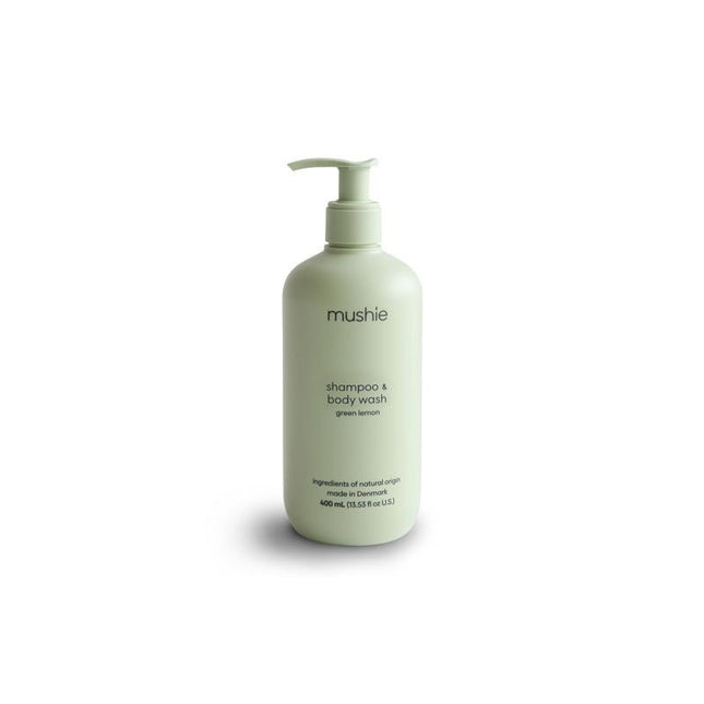 Mushie Baby Shampoo & Body Wash Green Lemon 400ml - Mushie - Babywinkel - 810052464770