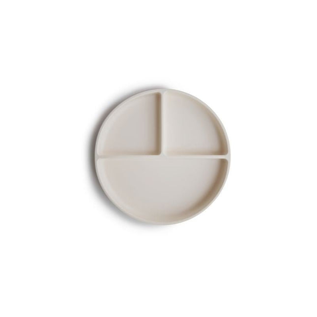 Mushie Babybord Siliconen Ivory koop je bij Babywinkel