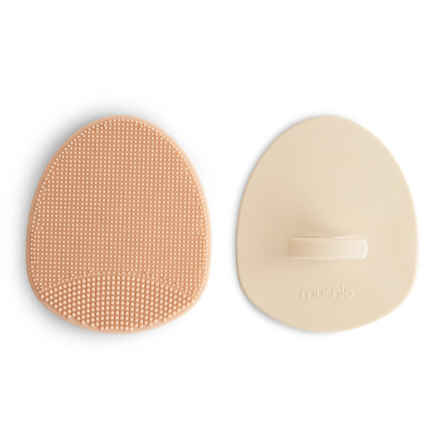 Mushie Babyborstel Anti - Berg Blush Shifting Sand 2St - Mushie - Babywinkel - 840355800838