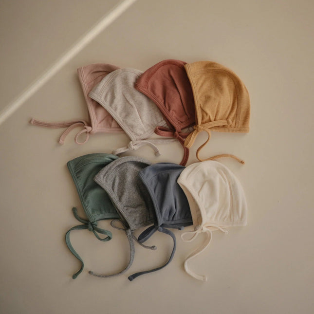 Mushie Babymutsje Bonnet Blush - Mushie - Babywinkel - 810052465203