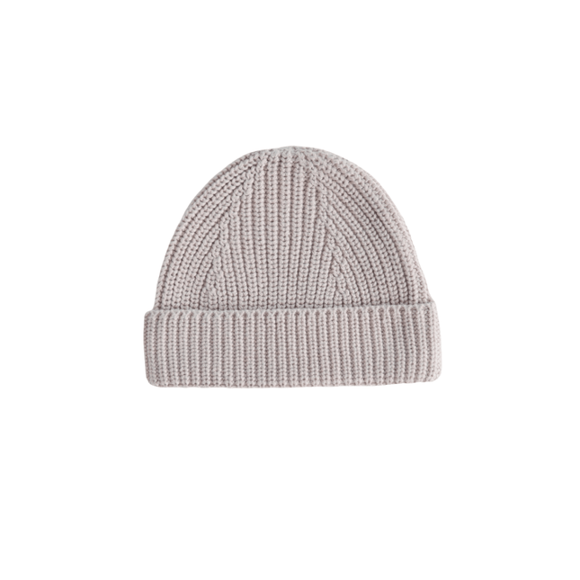 Mushie Babymutsje Chunky Knit Beige - Mushie - Babywinkel - 810052468440