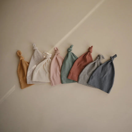 Mushie Babymutsje Gray Melange - Mushie - Babywinkel - 810052465166