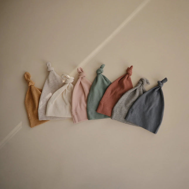 Mushie Babymutsje Gray Melange - Mushie - Babywinkel - 810052465166