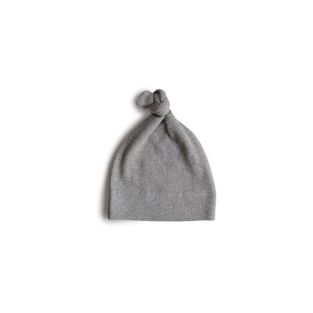 Mushie Babymutsje Gray Melange - Mushie - Babywinkel - 810052465166