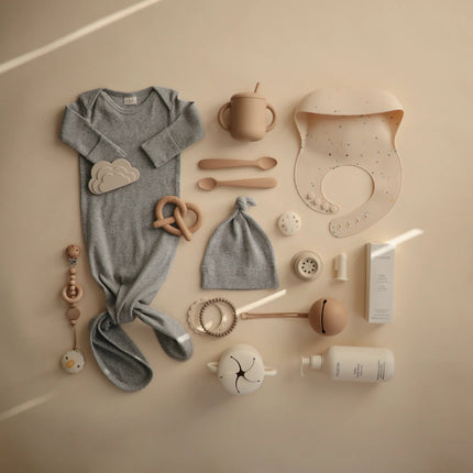 Mushie Babymutsje Gray Melange - Mushie - Babywinkel - 810052465166