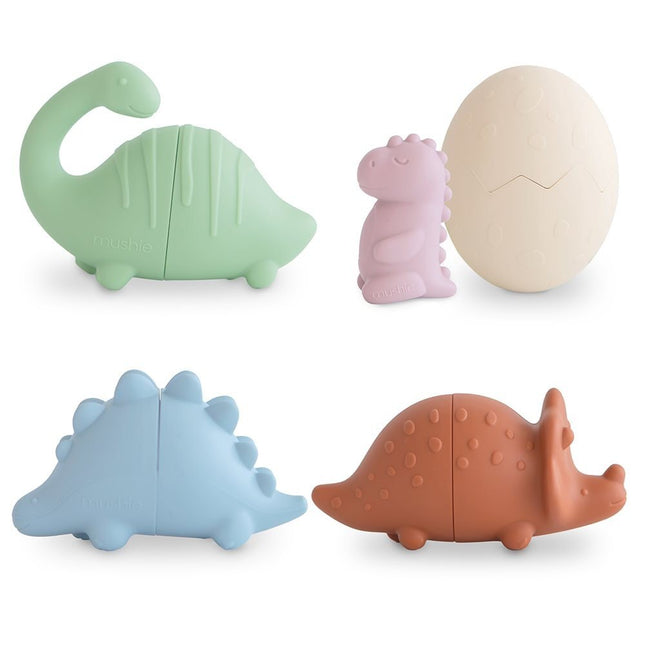 MUSHIE - BATH SET 4 - PACK Dino - Babywinkel - 840355802580