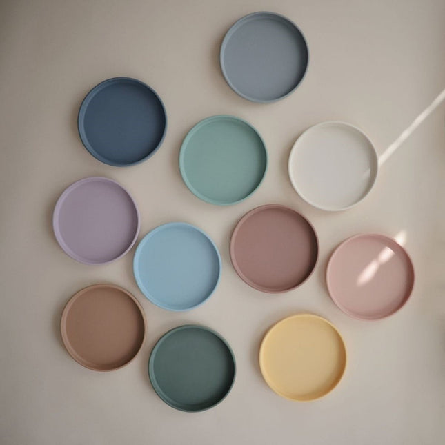 Mushie Babybord Classic Silicone Shifting Sand koop je bij Babywinkel