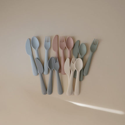 MUSHIE - CUTLERY SET - Cloud - Mushie - Babywinkel - 840355800593