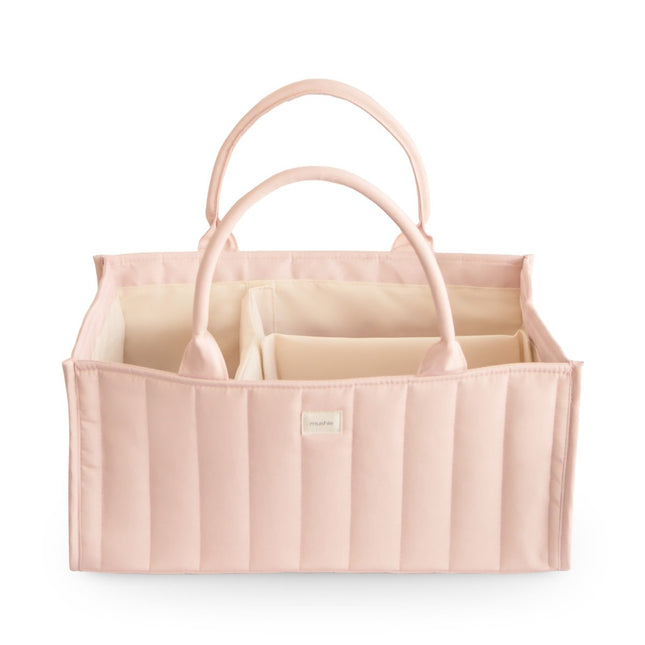 Mushie Draagbare Luier Organizer Blush koop je bij Babywinkel