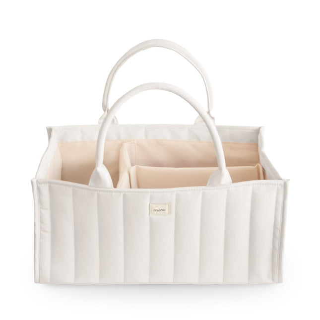 Mushie Draagbare Luier Organizer Ivory koop je bij Babywinkel