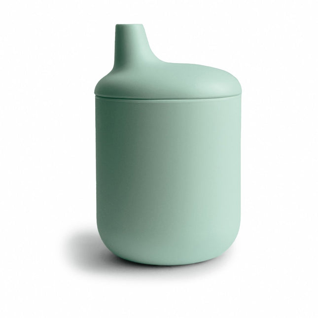 Mushie Drinkbeker Met Tuit Cambridge Blue - Mushie - Babywinkel - 810052464541