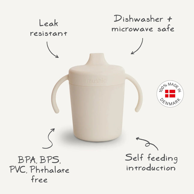 Mushie Drinkbeker Sage - Mushie - Babywinkel - 810052468112