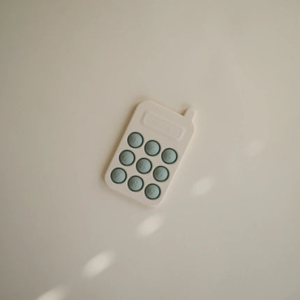 Mushie Educatief Speelgoed Druk Telefoon Cambridge Blue - Mushie - Babywinkel - 810052465838