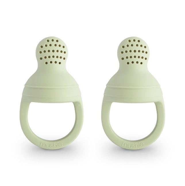 Mushie Fopspeen Fresh Food Feeder Sage Silicone 2St - Mushie - Babywinkel - 840355800067