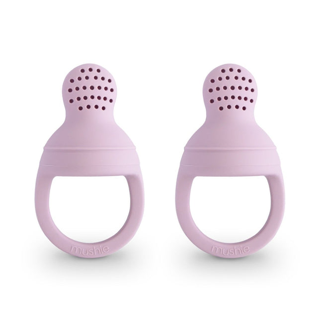 Mushie Fopspeen Fresh Food Feeder Soft Lilac Silicone 2St - Mushie - Babywinkel - 840355800074