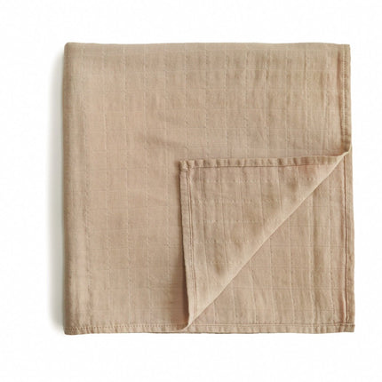Mushie Hydrofiele Doek Pale Taupe XL - Mushie - Babywinkel - 7426999779230