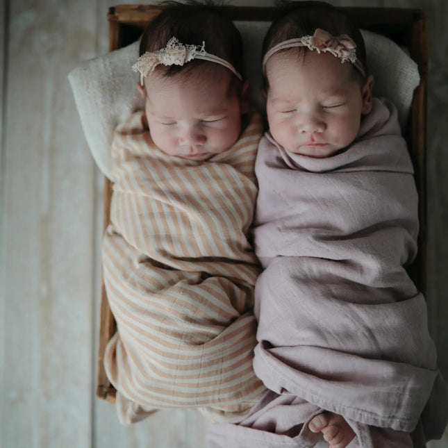 Mushie Hydrofiele Doek Soft Mauve 120cm - Mushie - Babywinkel - 810052460093