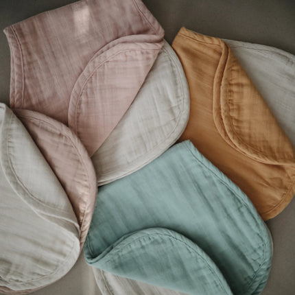Mushie Monddoekje Set Roman Green/Fog 2st - Mushie - Babywinkel - 810052460253